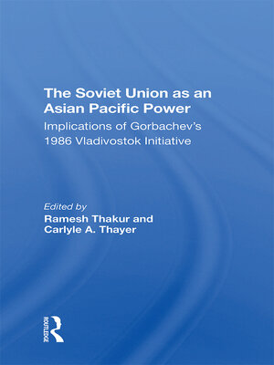 cover image of The Soviet Union As an Asianpacific Power